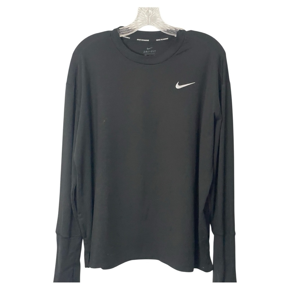 Nike Woman’s Black DRI-FIT Sweatshirt with White Logo